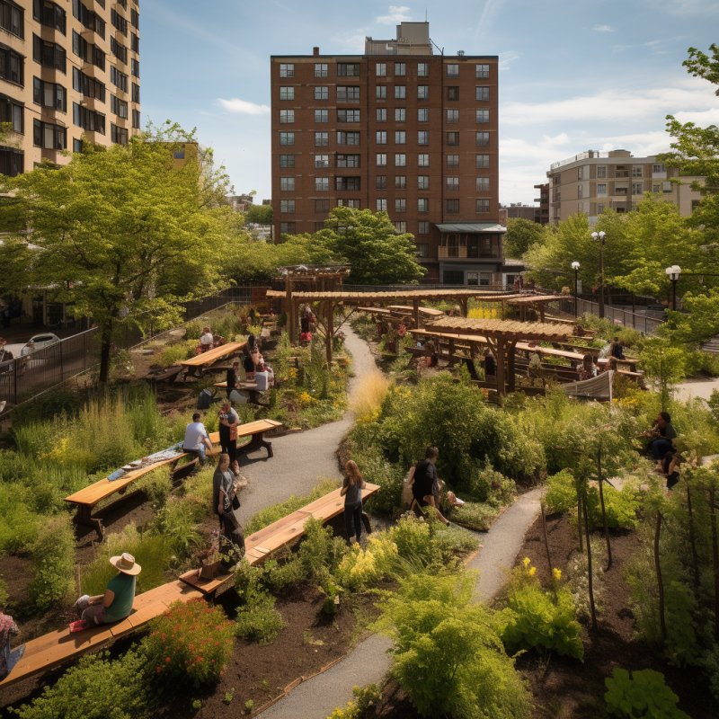 Miejskie ogrody społeczne: przestrzeń zielona w miastach
