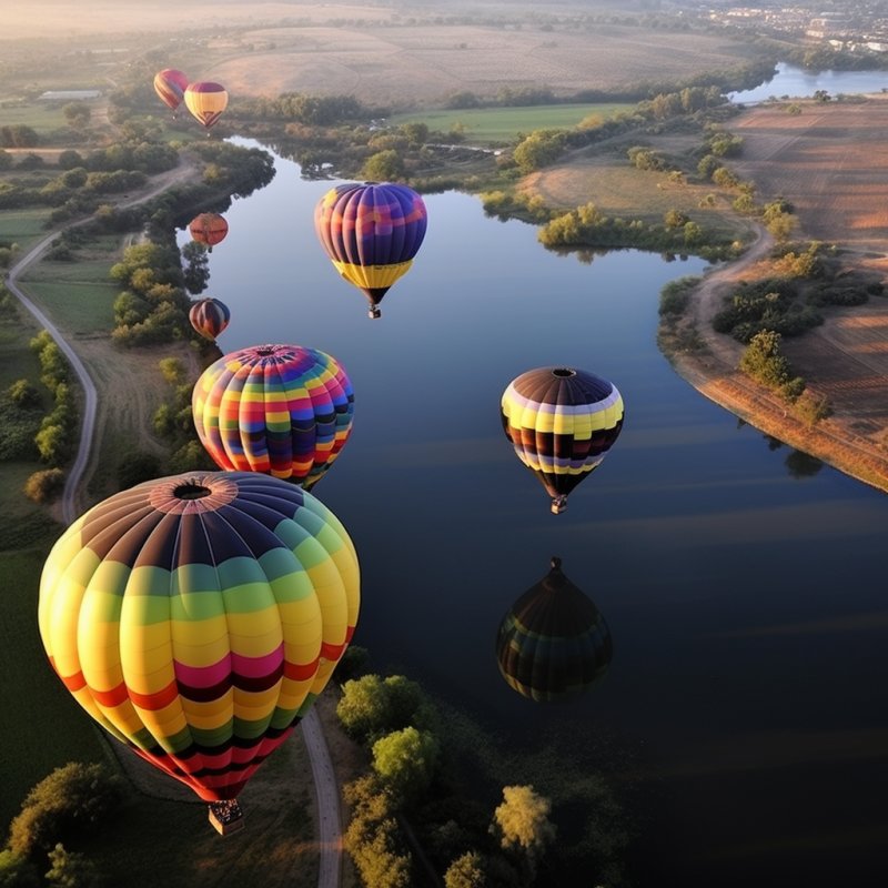 Najlepsze miejsca na widoki z lotu balonem