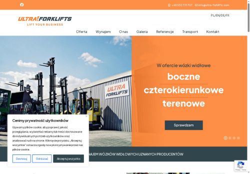 Ultra Forklifts wypożyczalnia widlaków Ultra Forklifts wypożyczalnia widlaków