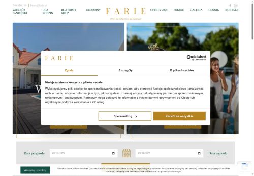 Wieczór panieński i kawalerski na Mazurach FARIE