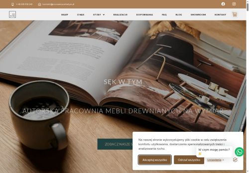 Stoły dębowe na wymiar: Sekwtym